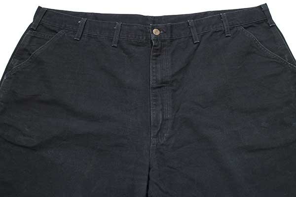 00s USA製 carharttカーハート ダック地 ペインターパンツ 黒 w48 L32