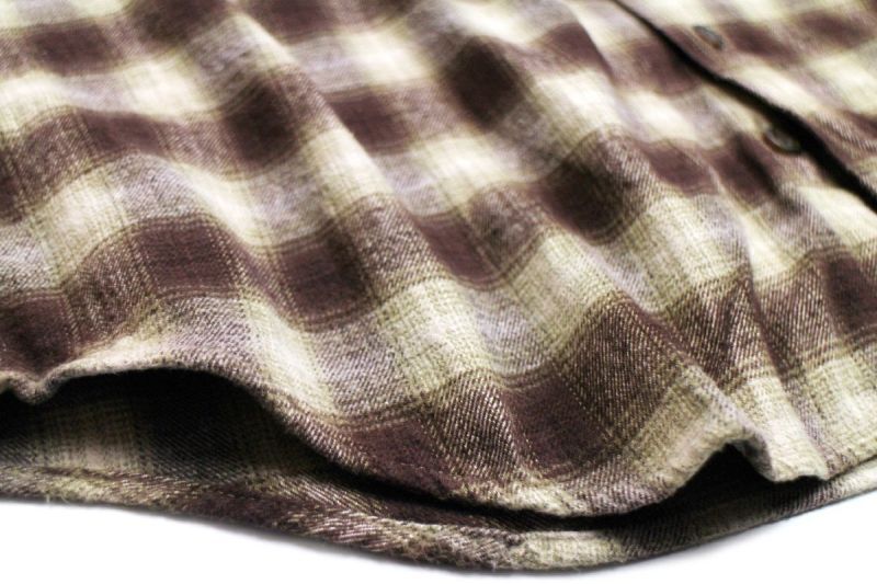 00s WOOLRICHウールリッチ オンブレチェック コットン フランネル