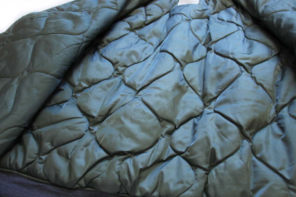 90s ALPHAアルファ MA-1 グランドクルー キルティングライナー