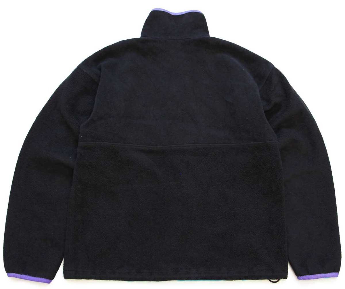 80s USA製 patagoniaパタゴニア ナイロンライナー ハーフジップ プル