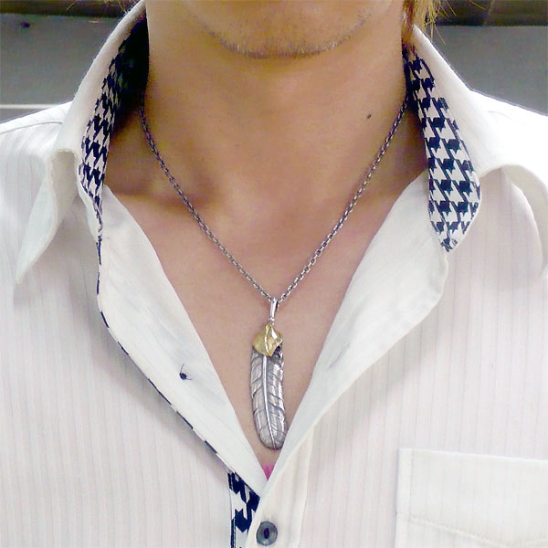 K-SMITH(ケースミス) ハートフェザー シルバー ネックレスを販売。商品