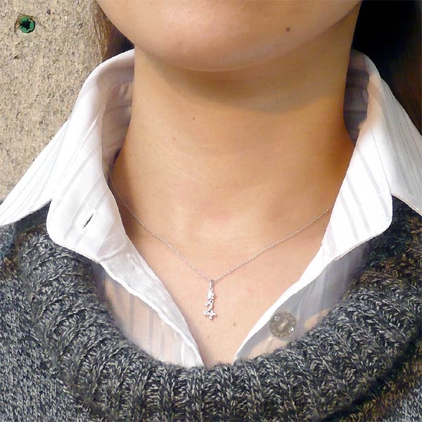 K-SMITH(ケースミス) 惑星 シルバー ネックレス キュービック 木星を