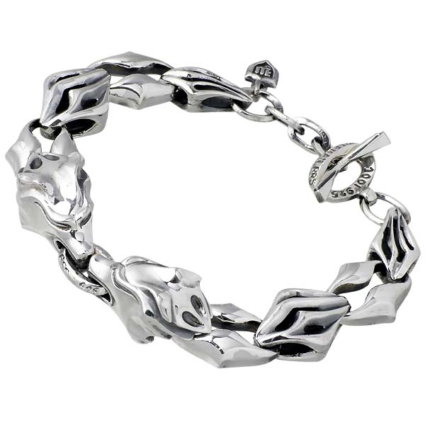 WOLFMAN B.R.S (ウルフマンB.R.S) ウォー ウルフ W ヘッド シルバー