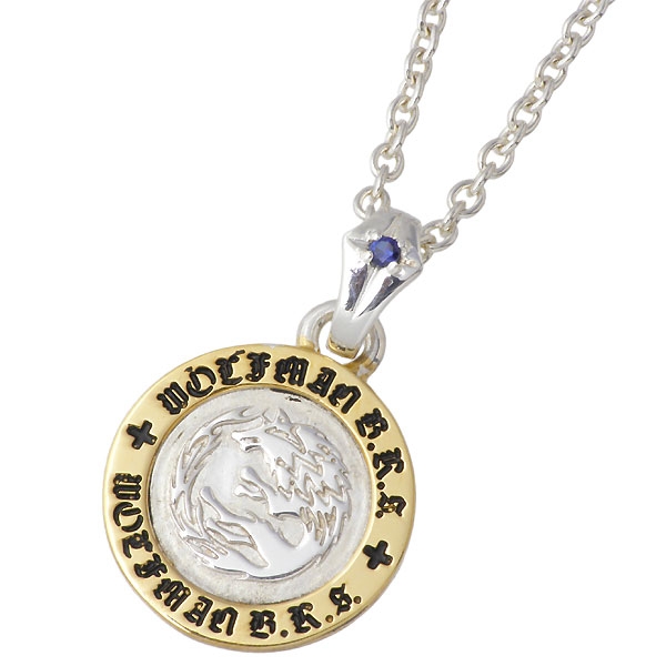 WOLFMAN B.R.S (ウルフマンB.R.S) ウルフ コインG シルバー ペンダント