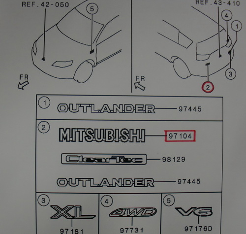 海外仕様MITSUBISHIエンブレム | シグマスピードショップ
