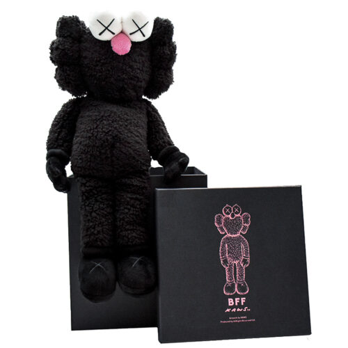 Kaws BFF Plush (Black Limited Edition) • Silverback Gallery