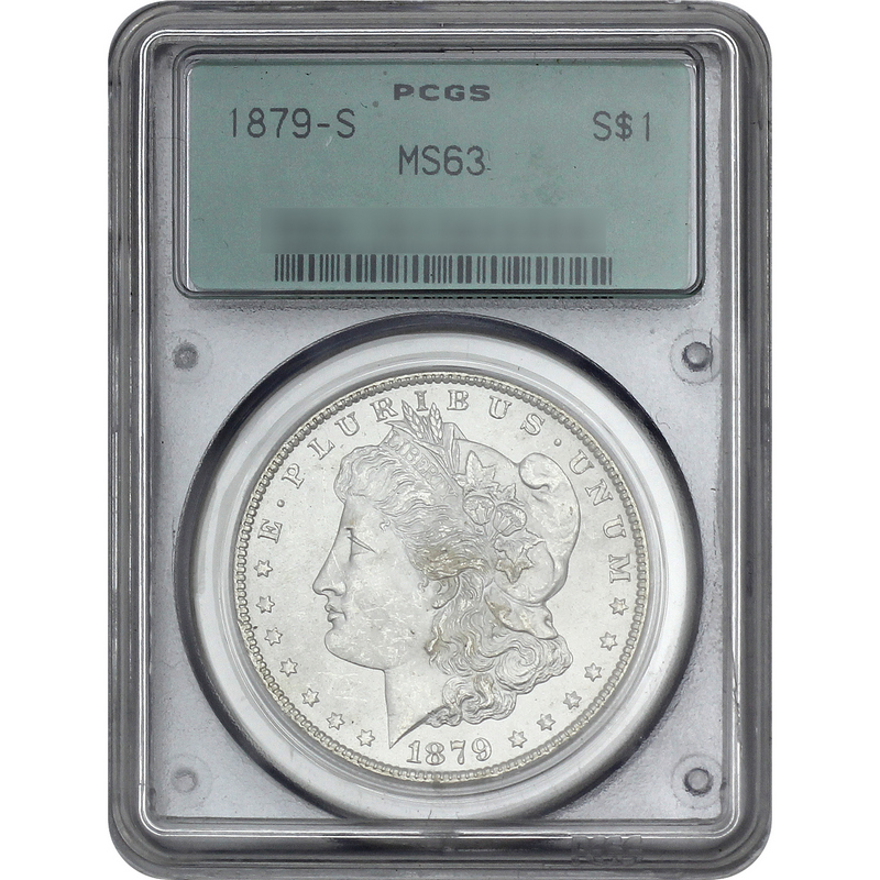 1879-S Morgan Dollar モルガンダラー銀貨 MS63 109 1879-S Morgan