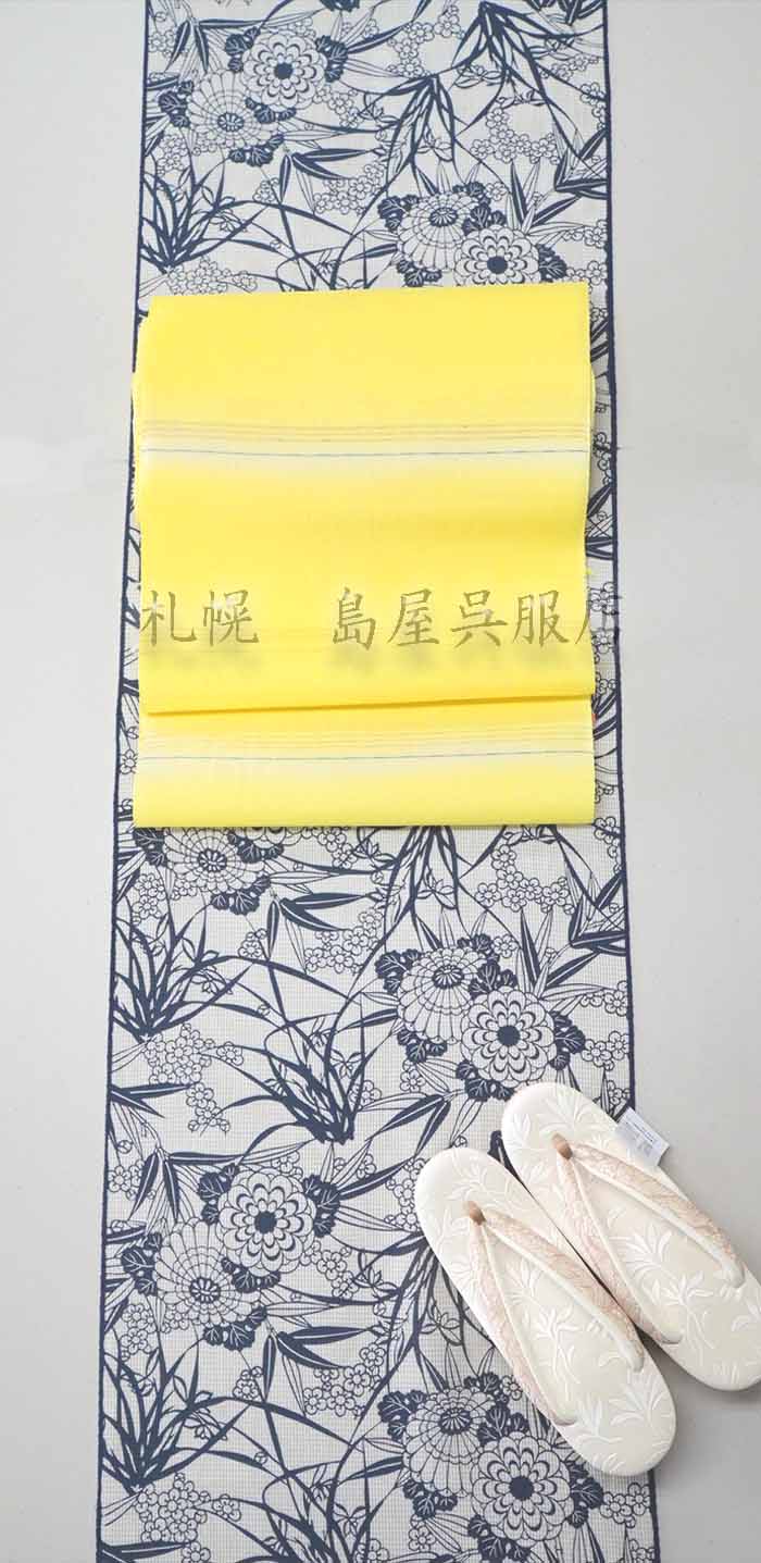 竺仙：菊・梅・笹（絹紅梅）