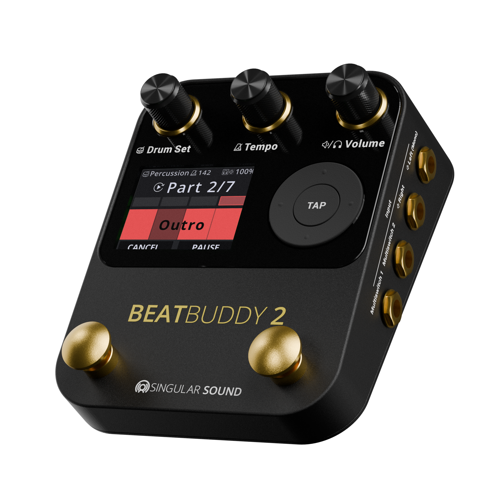 BeatBuddy MINI 2: the Compact, Versatile Drum Machine Pedal
