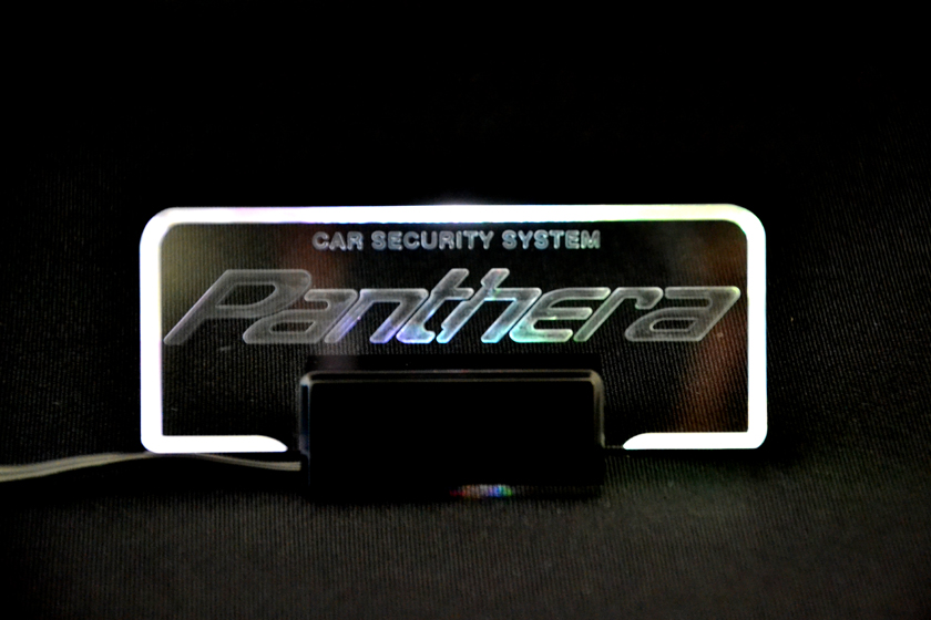 カーセキュリティ パンテーラ アクリルイルミプレート | カー