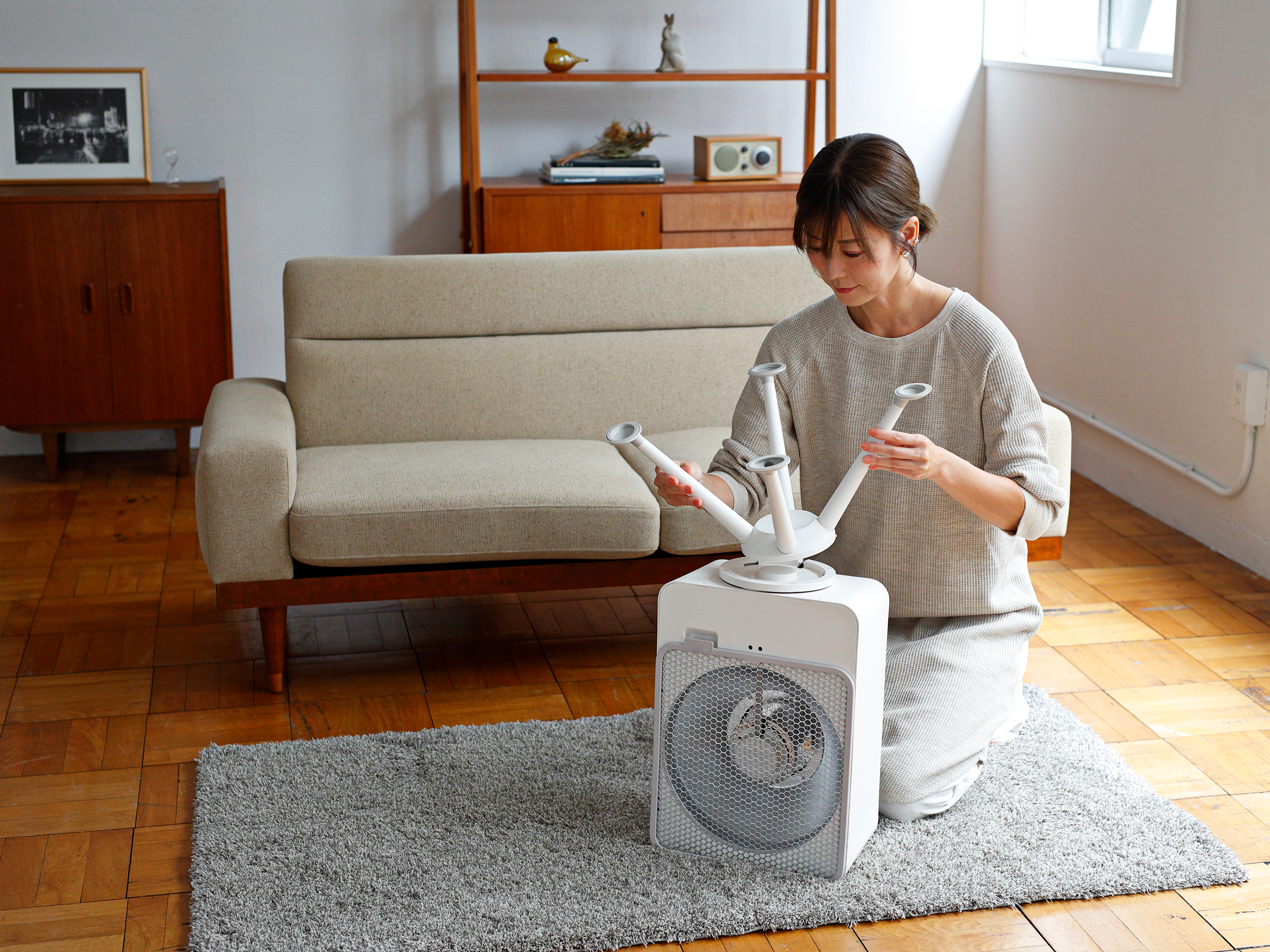 ニーキー siroca スタンド型電気ヒーター siroca 電気ヒーター