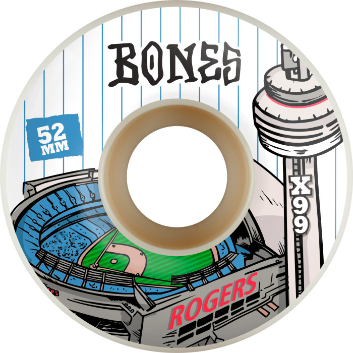BONES WHEELS X-Formula Skateboard Wheels Rogers Centre 52mm V1 99A