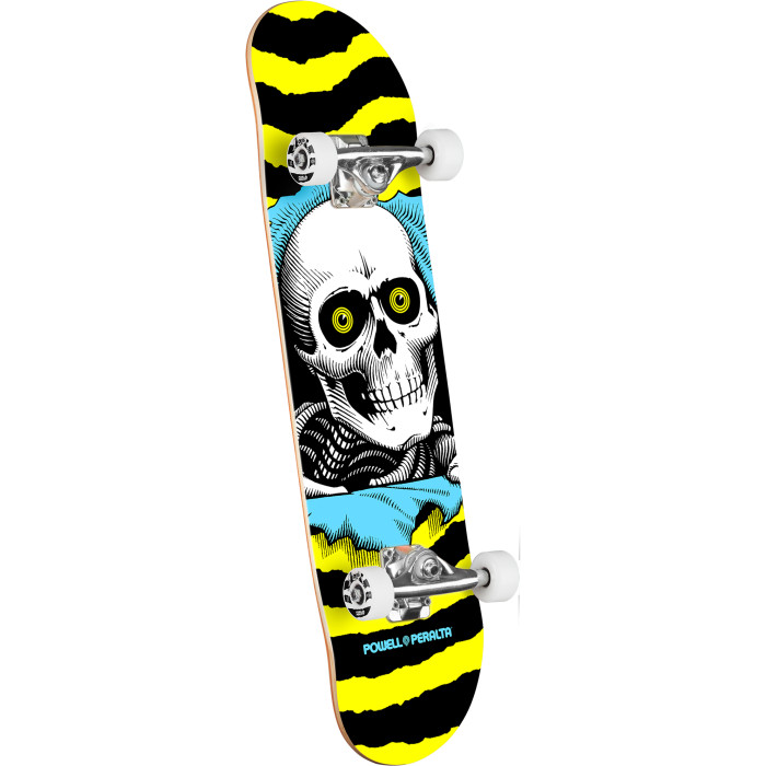 Powell Peralta Ripper Birch Complete Skateboard Yellow/Blue - 7 x