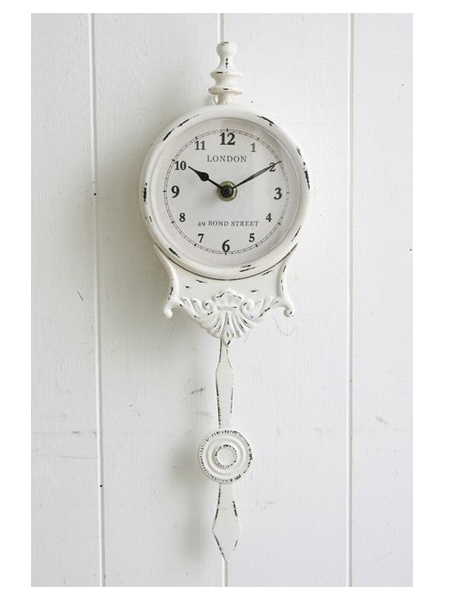 COVENT GARDEN／コベントガーデン：ペンジュラム・ホワイトクロック