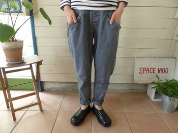 KAPITAL 薄キャンバス サルエルヌーベルパンツ | SPACE MOO スペース