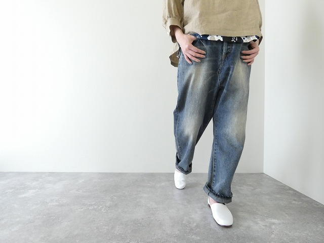 ichi(イチ) デニムサルエルパンツ(241230) | SPACE MOO