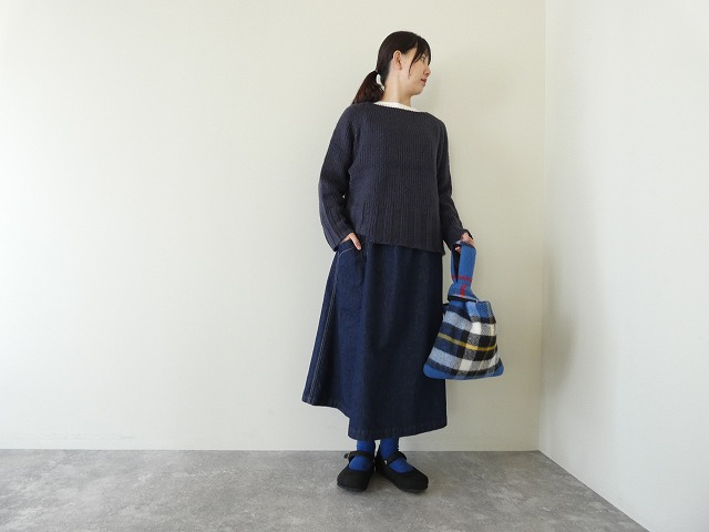 mao made(マオメイド) SIMPLE IS THE BEST!ボートネックプルオーバー