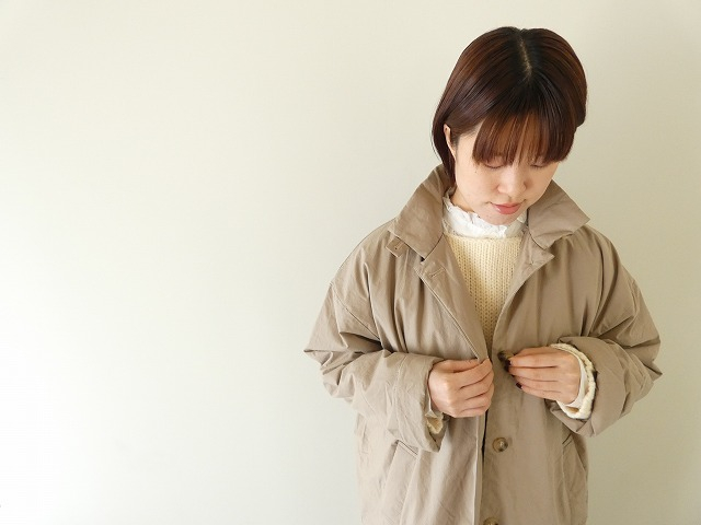 mao made(マオメイド) NEW STANDARD ロング丈ステンカラーコート