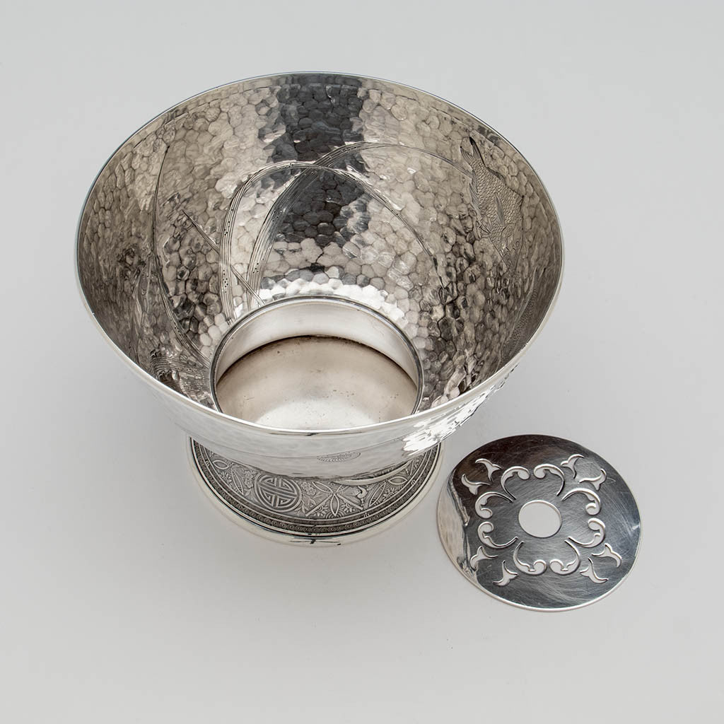 Tiffany & Co Antique Sterling Silver Japanesque Ice Bowl, New York
