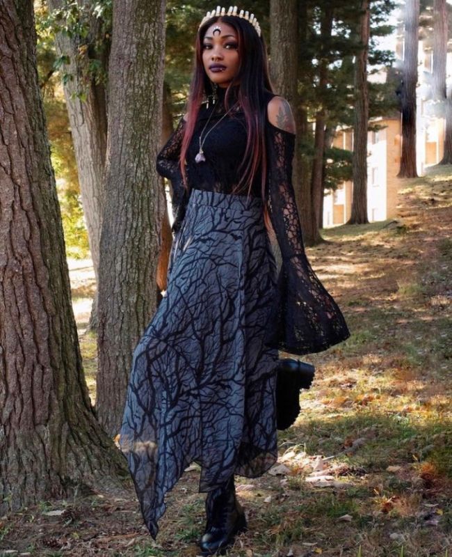 🔥SALE🔥DASIA MAXI SKIRT / スカート【KILL STAR】 | Spider Rock Web