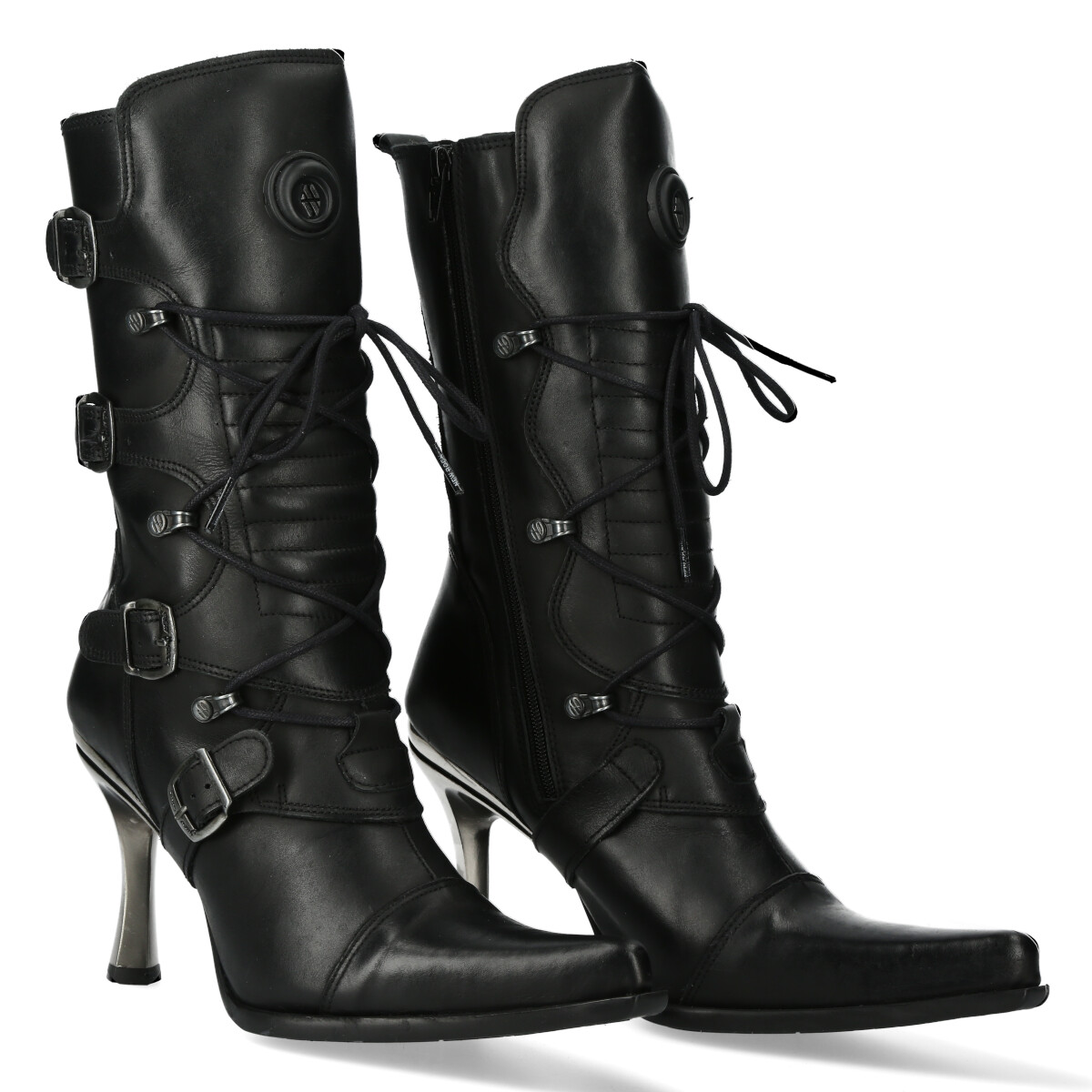 取り寄せ]M-9373-S8 / ピンヒール / ロングブーツ / 本革【NEW ROCK