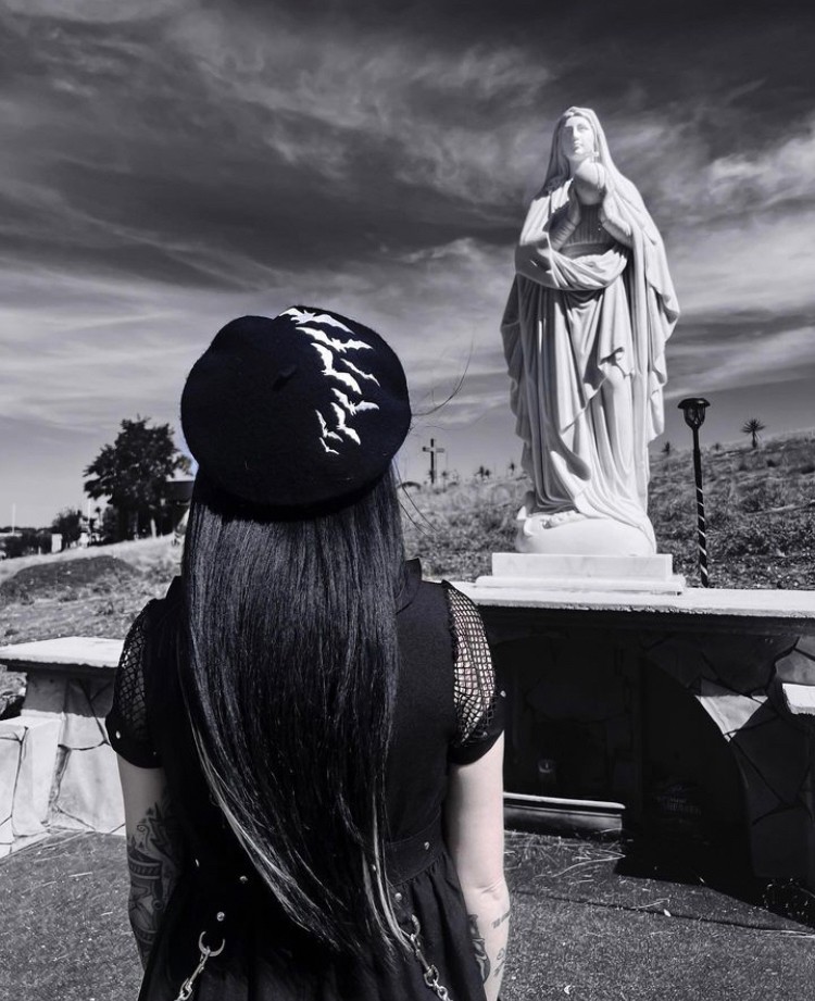 BAT REPEAT / ホワイト / ベレー帽【KREEPSVILLE 666】 | Spider Rock Web