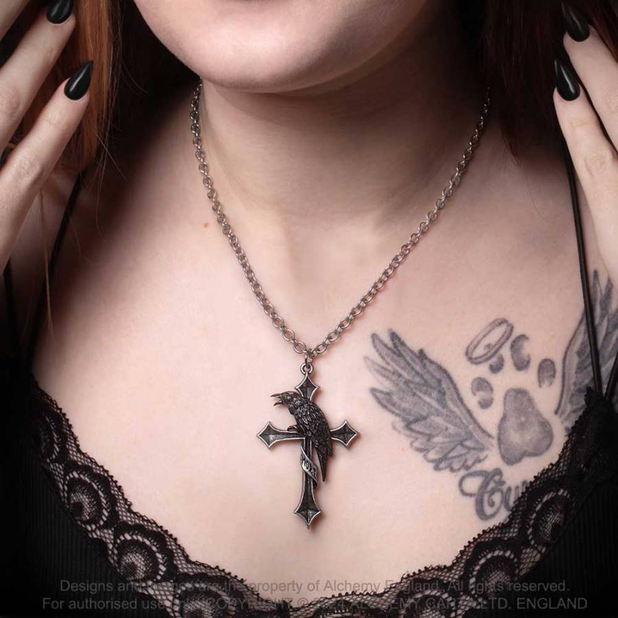 CRUX CORVIS / ネックレス【Alchemy Gothic】 | Spider Rock Web