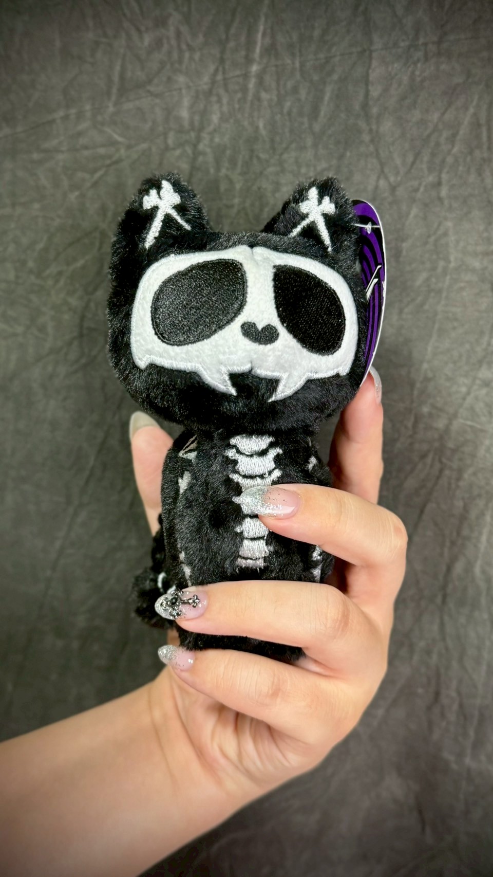 Skelekitty Plush Keychain / ぬいぐるみキーホルダー【VampireFreaks