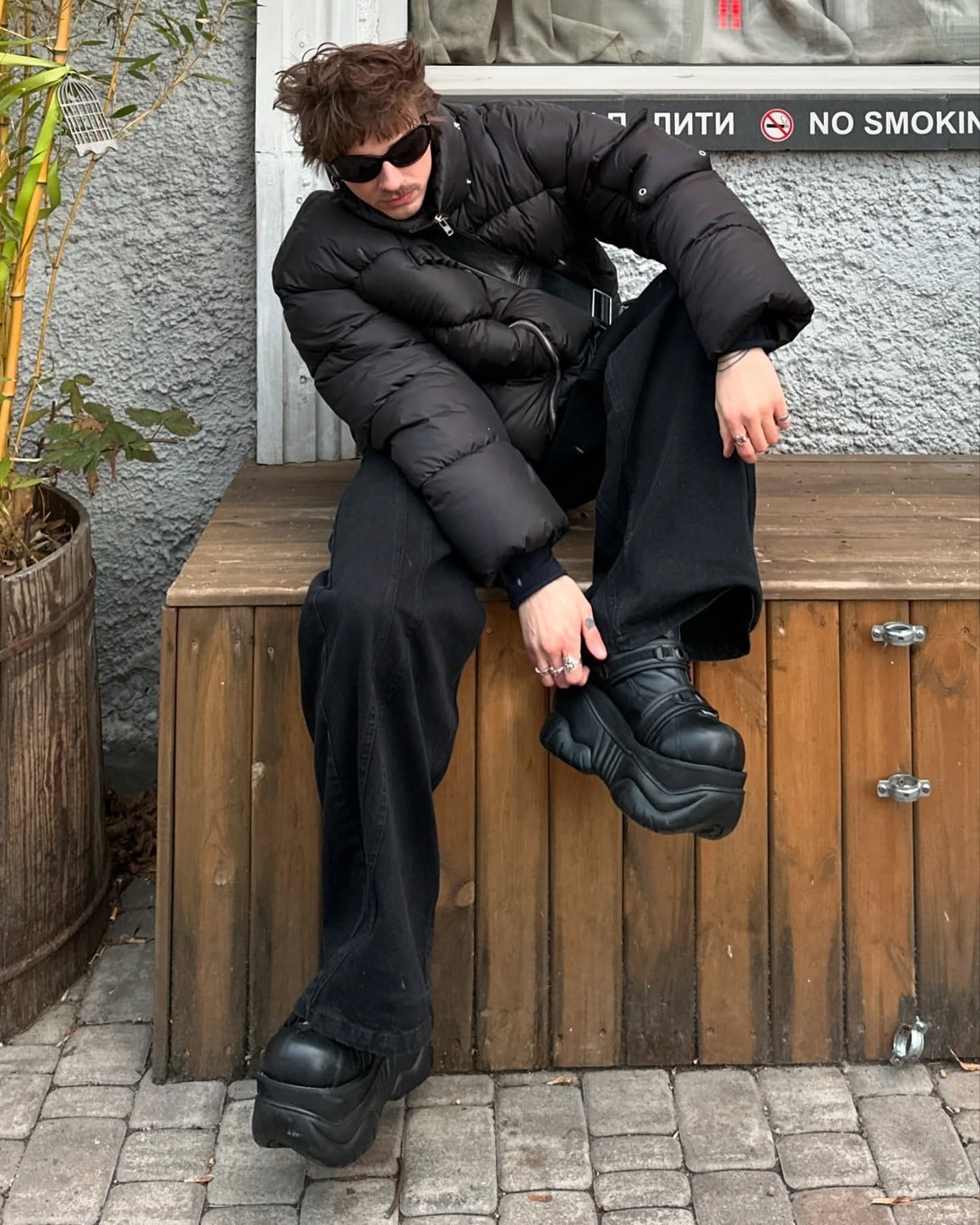 取り寄せ]MENS / BOXER-60 / 厚底スニーカー【DEMONIA】 | Spider Rock Web