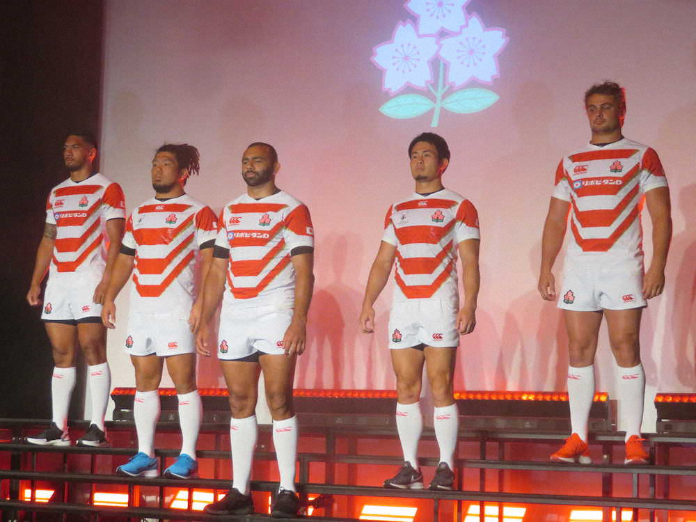 兜」モチーフに武士道精神込め 桜エンブレムは立体化 ラグビー日本代表