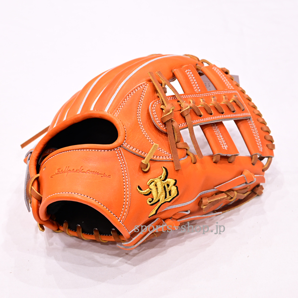 和牛JB 硬式用 JB-006S 内野手用 オレンジ タン紐 硬式 グローブ 和牛