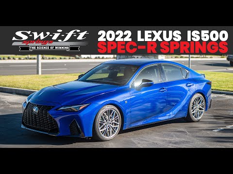 Swift Spec-R Lowering Springs for 2022+ Lexus IS500 (USE30