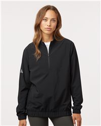 adidas A706 Women's Stretch Woven Half-Zip Pullover | S&S
