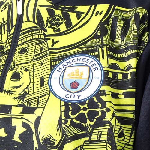 24-25 マンチェスター・シティ プレマッチ1/4ジップトップ／サッカー