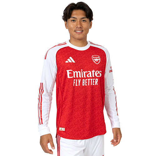 25-26 アーセナルFC HOME オーセンティック長袖ユニフォーム／サッカー
