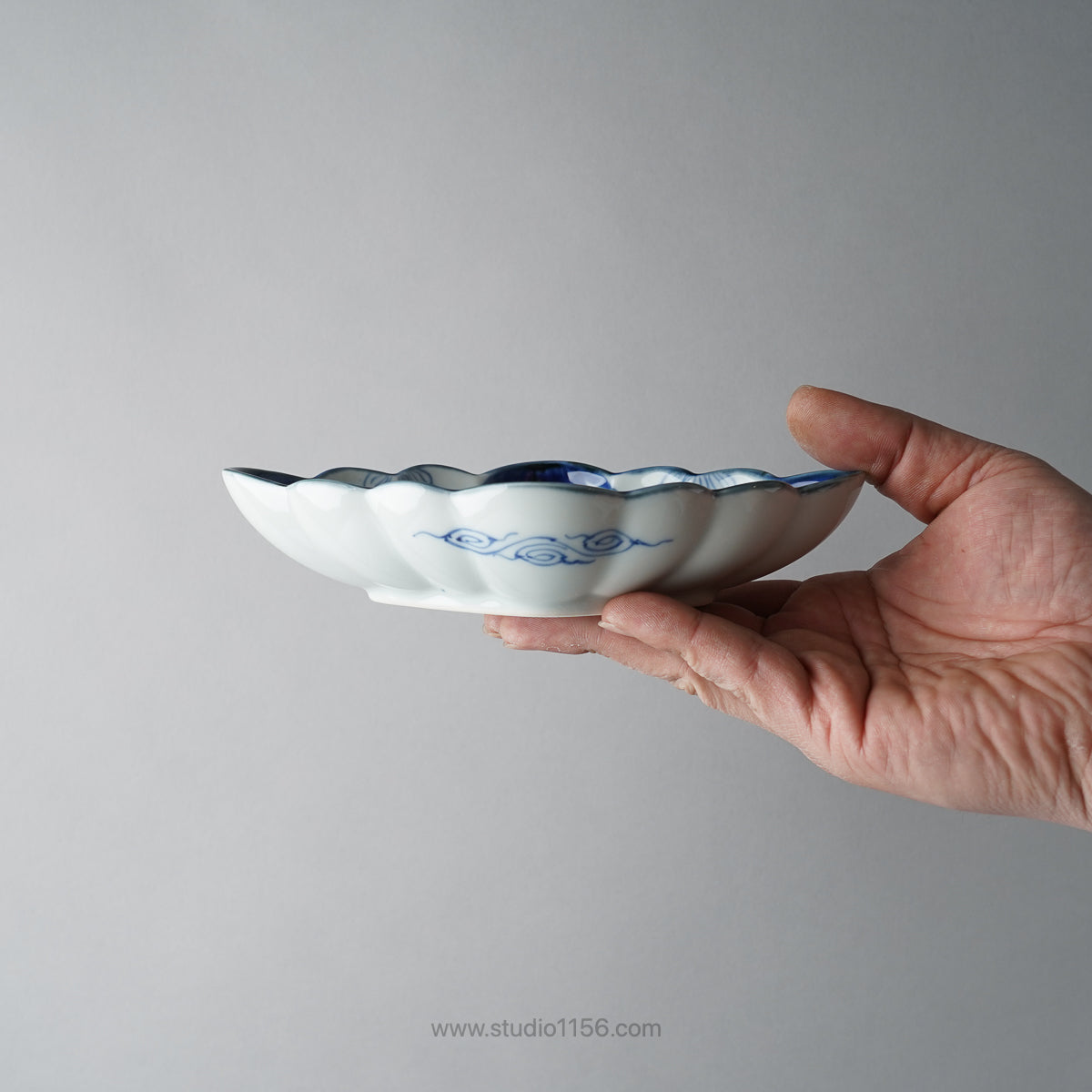 有田焼 染付 菊菱型向付 中鉢 18cm 福泉窯の通販｜Studio1156 – 【公式