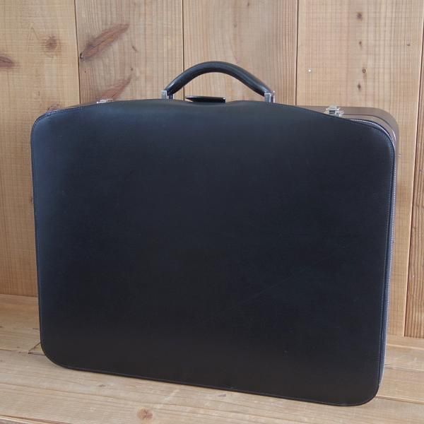 美品☆カルティエ/Cartier【貴重☆レザー/トランクケース(中型)/黒