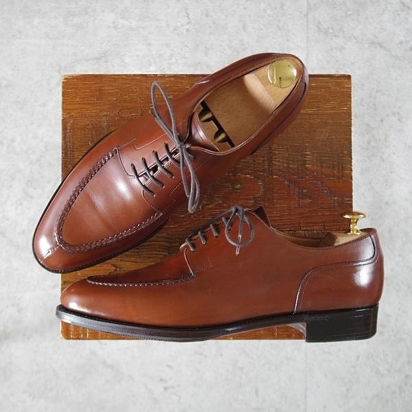 三陽山長 SIZE 7【勘三郎/スキンステッチ仕様/R201ラスト/茶】 | 高級