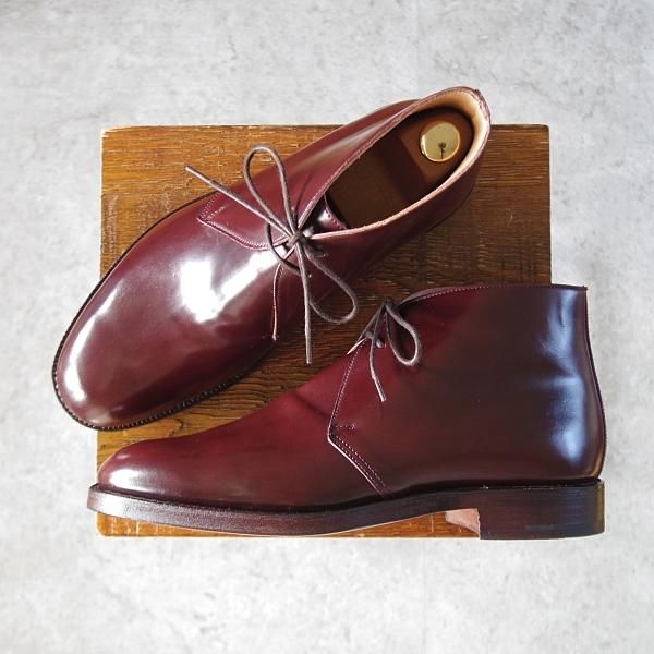 クロケット&ジョーンズ 7E【コードバン仕様/CHERTSEY 3/赤茶】 | 高級