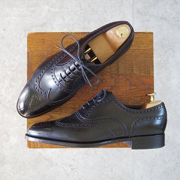 エドワードグリーン/MALVERN/マルバーン/フルブローグ/82ラスト☆m556