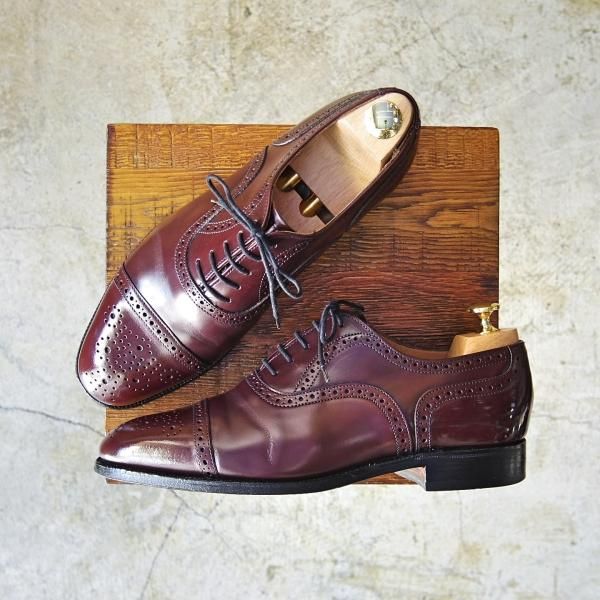 極上☆(英)アルフレッドサージェント UK7【☆セミブローグ/ポリッシュ