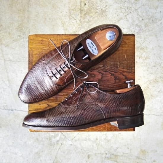 時価20万円以上☆チャーチ 85F/UK8.5【☆超希少!!リザード仕様/84