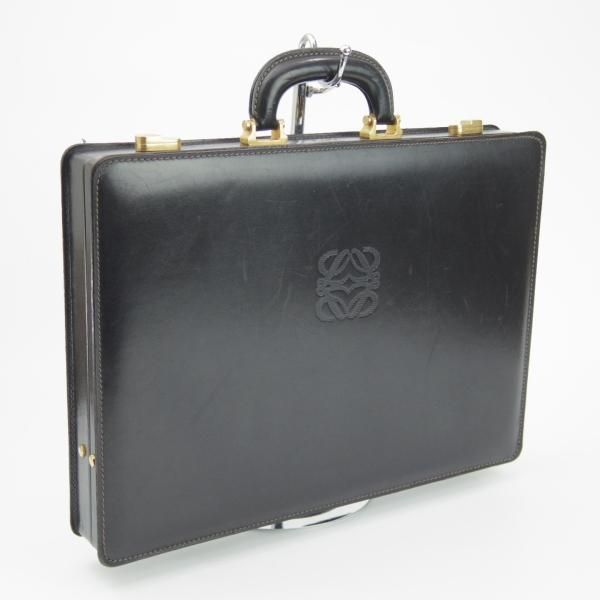 ☆ロエベ/LOEWE【高額☆アタッシュケース/黒】メンズ レザー ビジネス