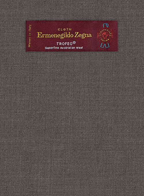 Lanificio Zegna Trofeo Brown Wool Pants – StudioSuits