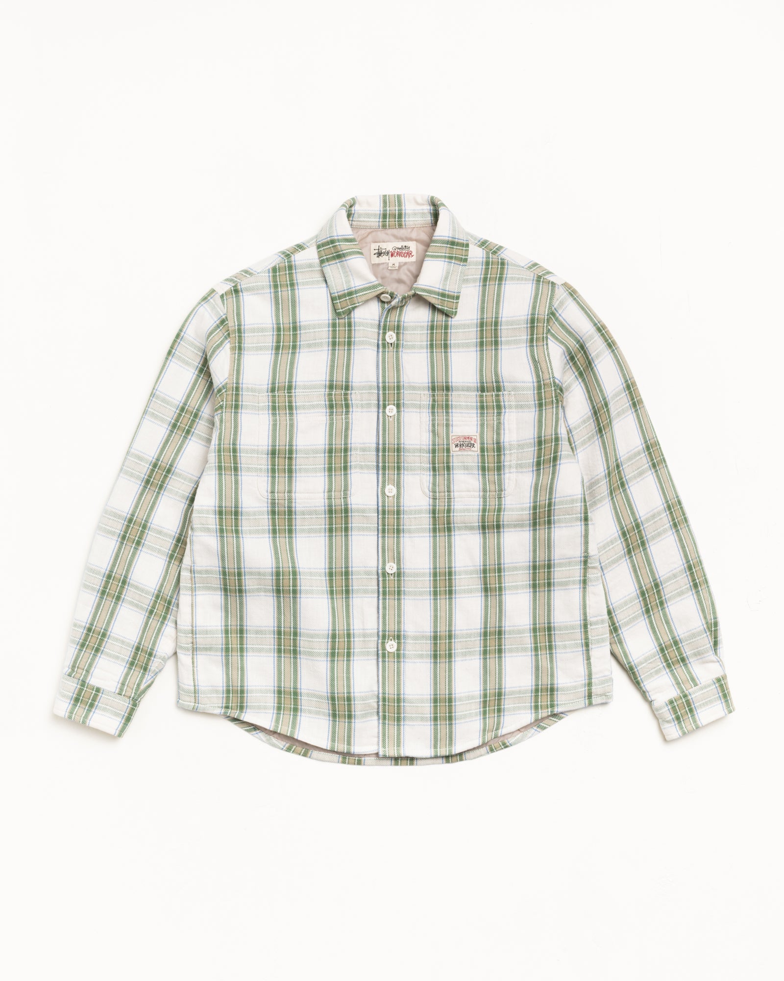 Lau Plaid Shirt Jacket – Off White | Tops & Shirts | Stüssy