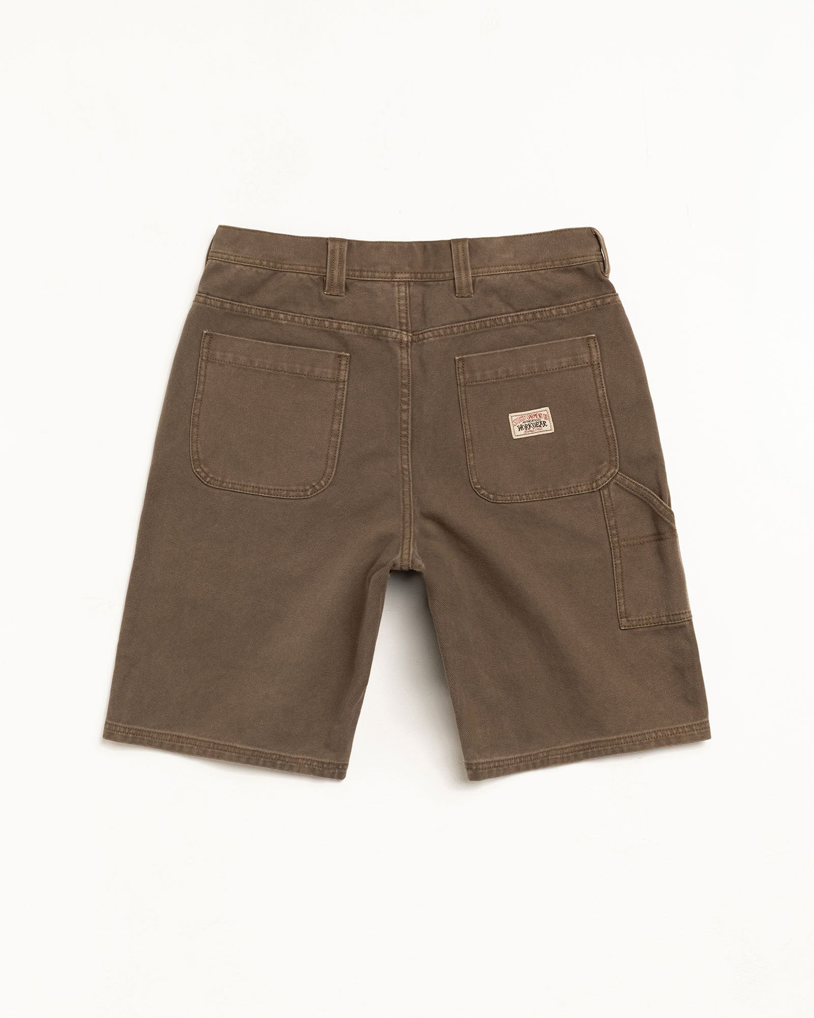 Washed Canvas Work Short – Brown | Shorts | Stüssy
