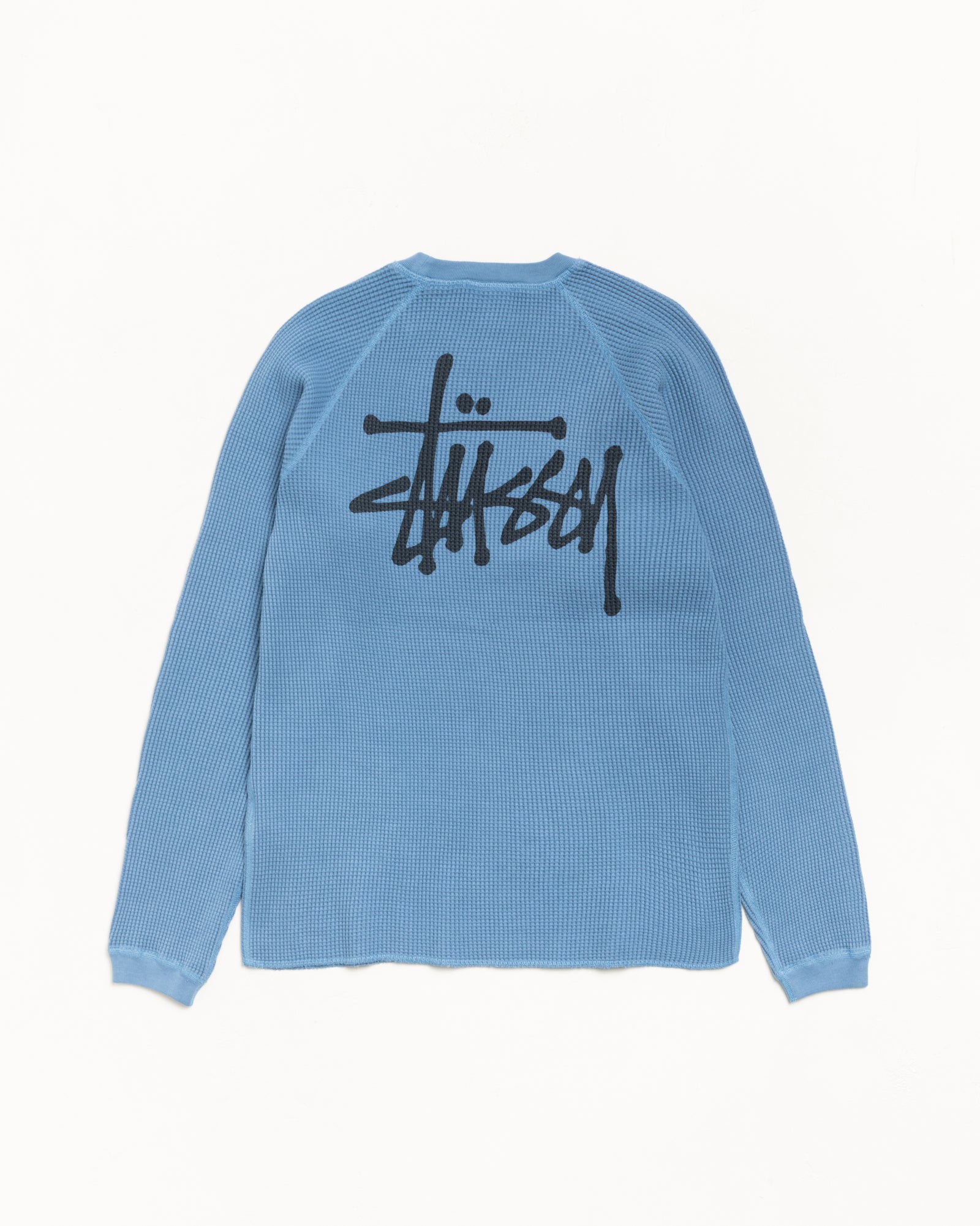 Basic Stüssy Thermal – Dust Blue | Tops & Knits | Stüssy