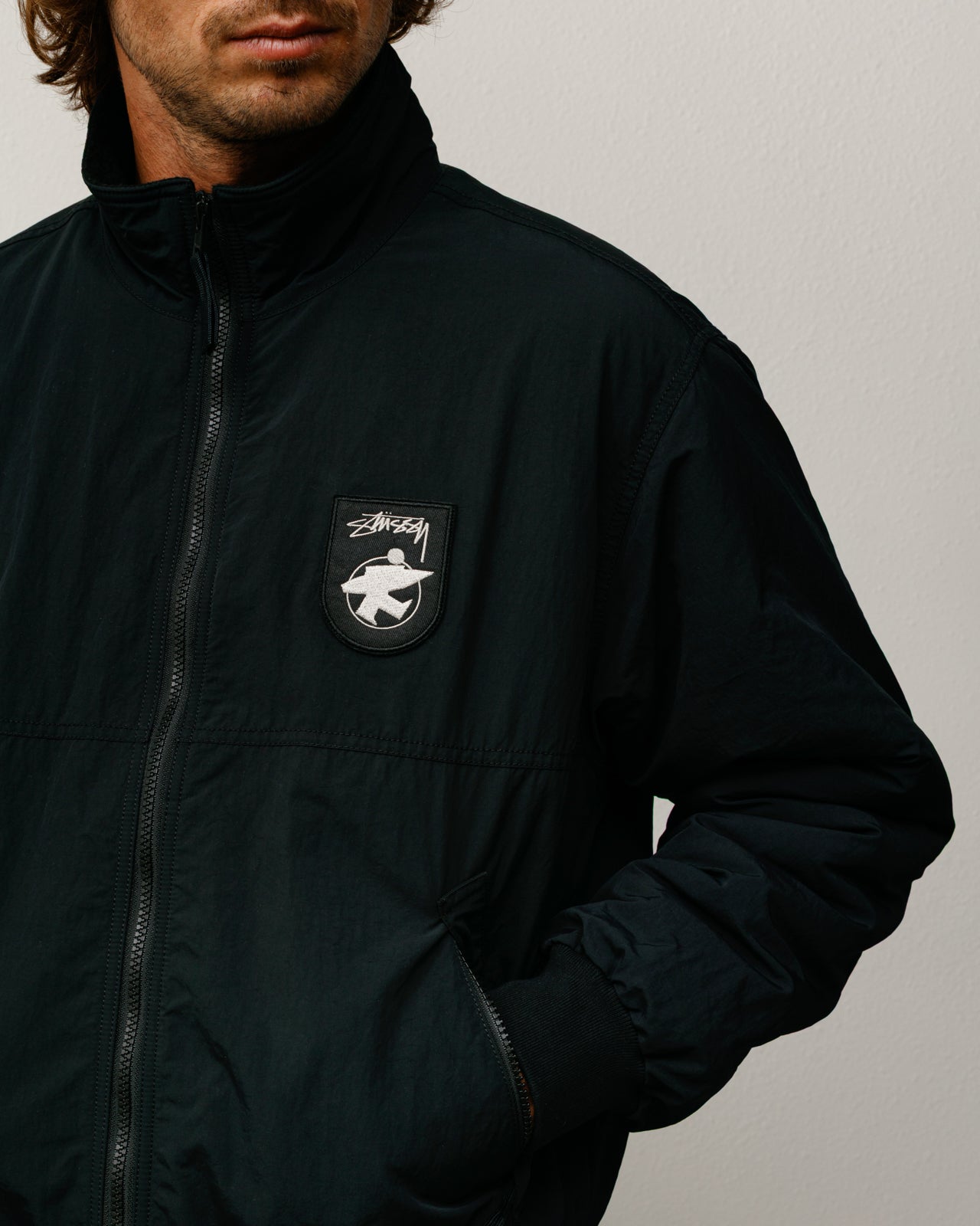 Polar Fleece Lined Jacket – Black | Outerwear | Stüssy