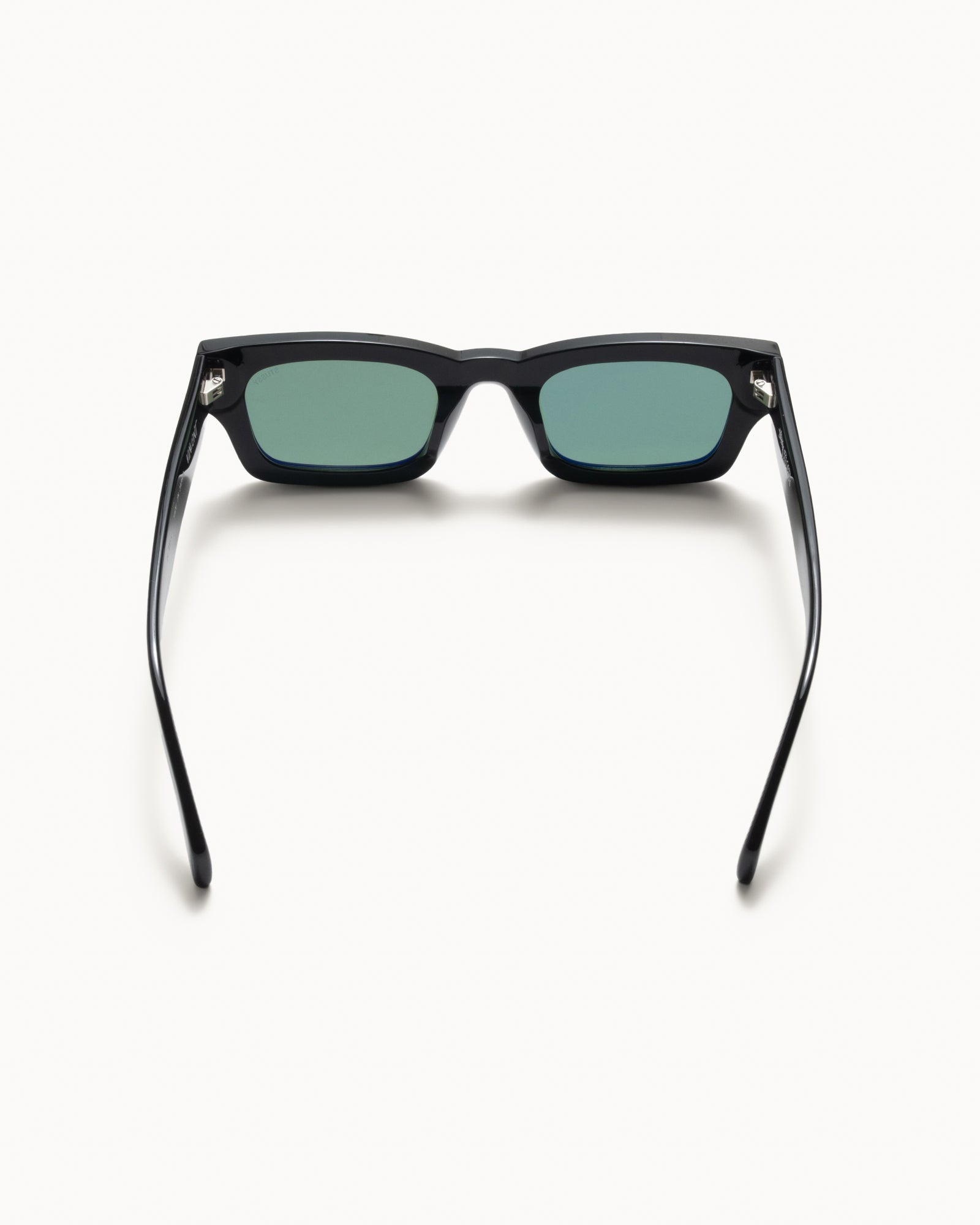 Vincent Sunglasses – Black / Green Lens | Accessories | Stüssy