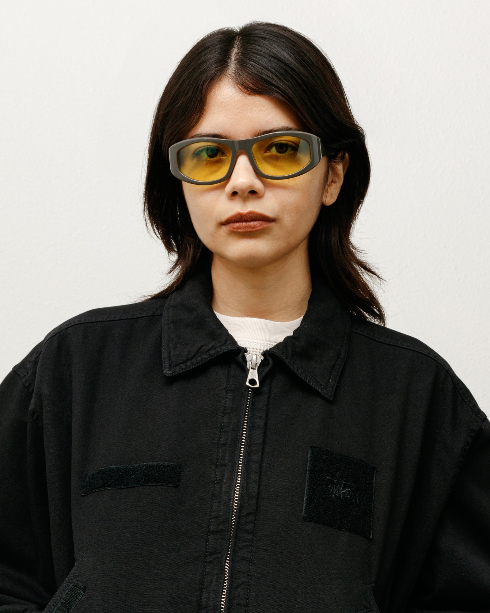 Landon Sunglasses – Grey/Yellow Lens | Accessories | Stüssy